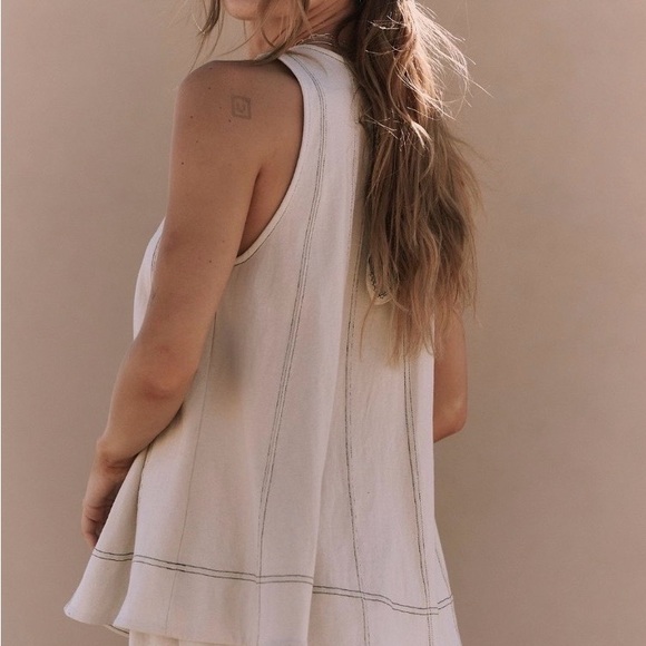 NWT Free People Strata Set ivory M - Picture 2 of 4
